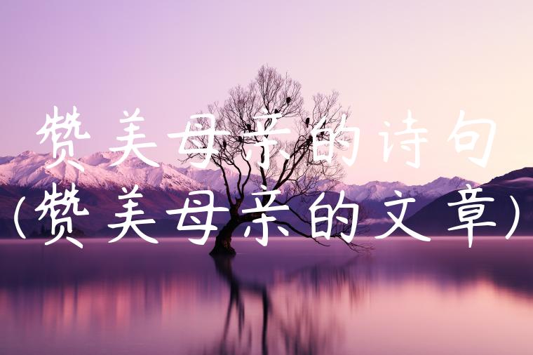 赞美母亲的诗句(赞美母亲的文章)