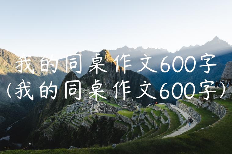 我的同桌作文600字(我的同桌作文600字)