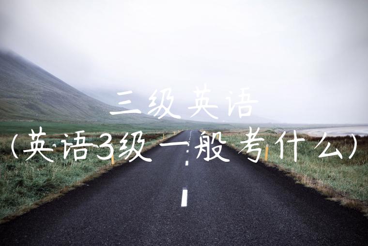 三级英语(英语3级一般考什么)