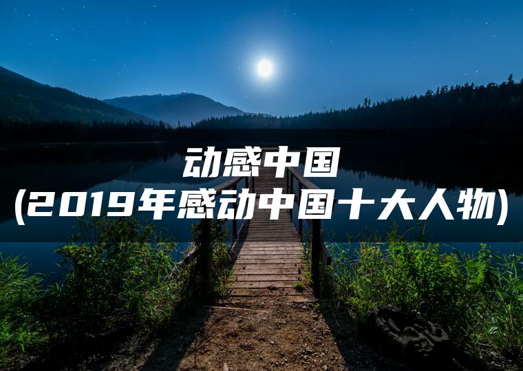 动感中国(2019年感动中国十大人物)