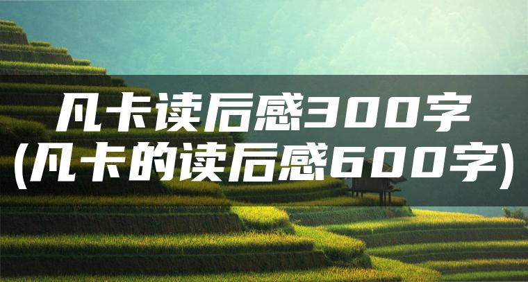 凡卡读后感300字(凡卡的读后感600字)