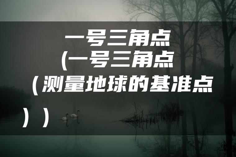 一号三角点(一号三角点（测量地球的基准点）)