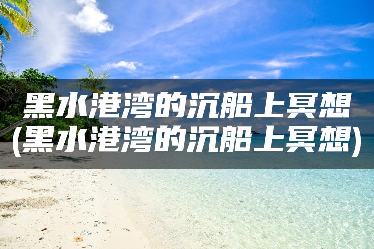 黑水港湾的沉船上冥想(黑水港湾的沉船上冥想)